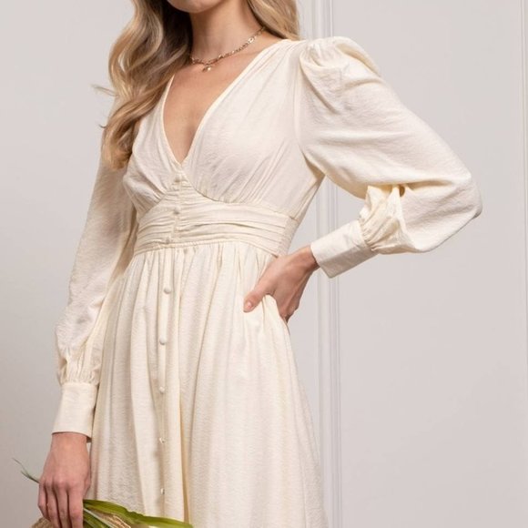 Rachel Button Up Midi Dress - Picture 2 of 7